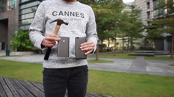 Bluboo Dual Camera Test Back Cover con martello e accendino