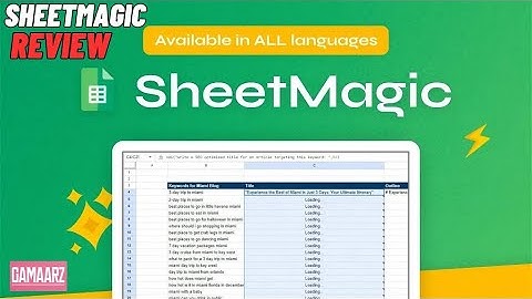 SheetMagic Review, Demo + Tutorial I Use ChatGPT to create content in bulk
