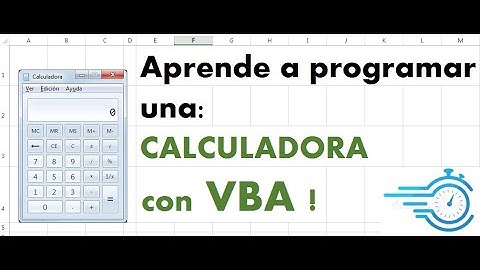 calculadora basica con VBA EXCEL