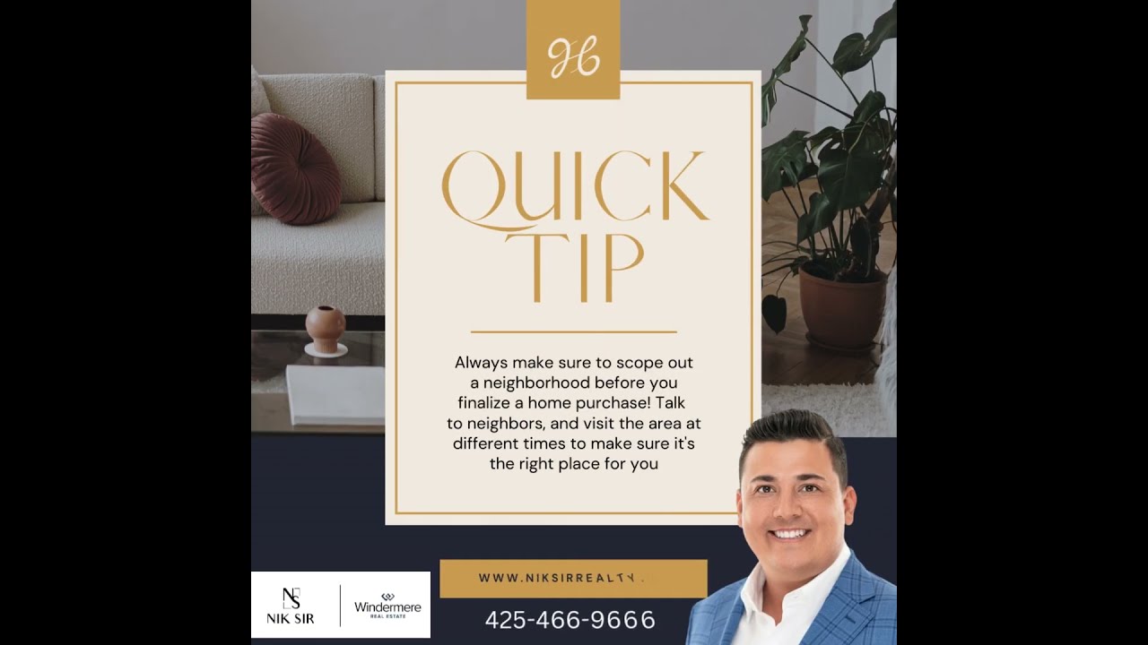 Quick Home Buying Tip Scope Out The Neighborhood