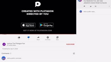 JOSHUA THE PLOTAGON FAN REMOVED THE JOEY AND JENNIFER VOICES FROM PLOTAGON