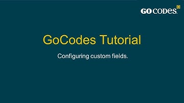 5. Configure Custom Fields