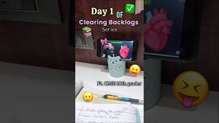 Study vlog class 10 ❤️ | Backlog series #study #shorts #minivlog