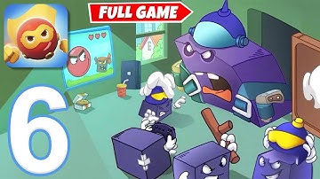 Red Ball Super Run - Gameplay Walkthrough Part 6 - Full Game & Ending (iOS, Android)