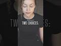 Reminder 💌 Only 2 Choices / Save for later #motivation #viralvideo #shorts