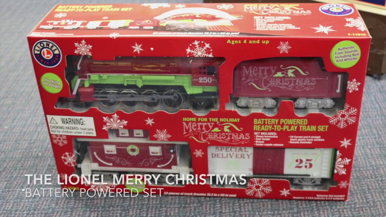 Lionel Home for The Holiday Battery-powered Model Train Set 711915 Christmas for sale online 