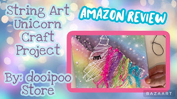 Watch me make a super cute kids craft- string art unicorn By: dooipoo