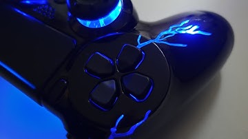 Playstation 4 / PS4 Custom Controller - Lightning Led Mod By TRU Modz