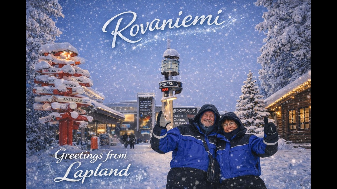 Onderweg naar Rovaniemi  Finland
