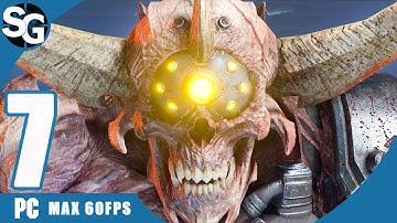 DOOM Eternal Walkthrough Gameplay (No Commentary) | Doom Hunter Boss Fight - Part 7