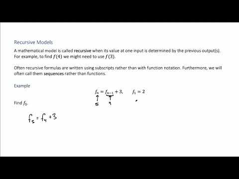 Recursive Models
