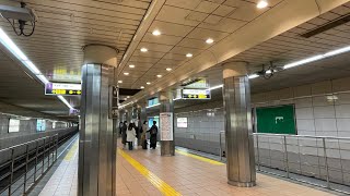 大阪メトロ谷町線駅自動放送更新後の様子を谷町六丁目駅にてじっくりと観察してみた！
