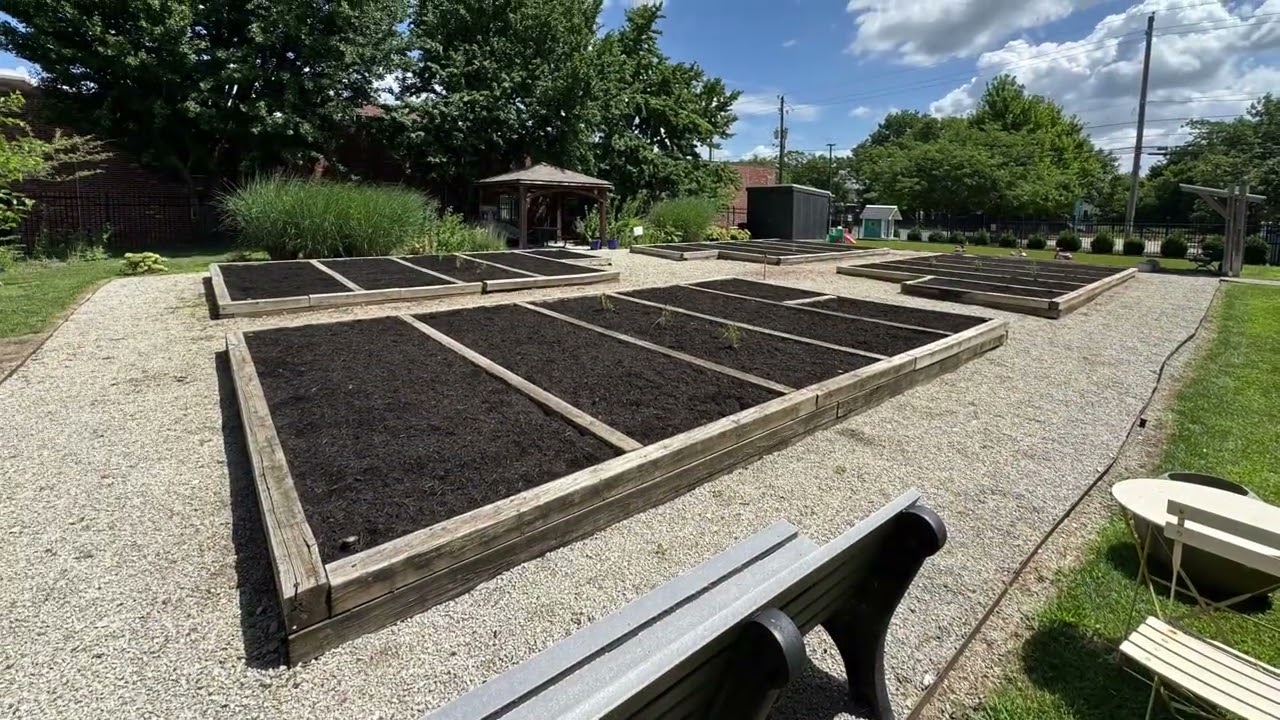Commercial Landscape Renovation With Mulch at The Julian Center: From Overgrown Planter Beds to a Fresh New Courtyard