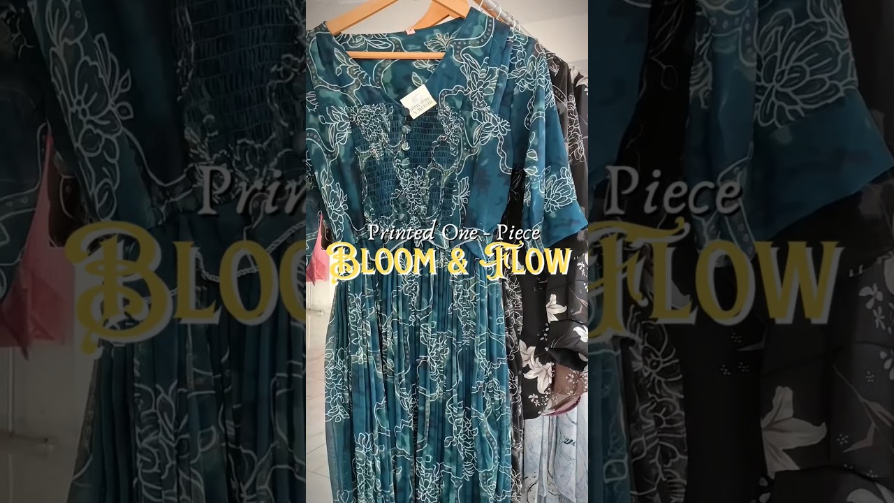 Daily wear one-piece dresses – lightweight, breathable & available in 3 beautiful shades!