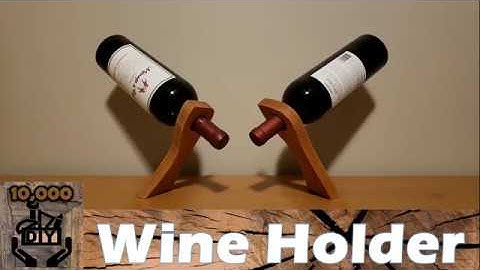 Wine Bottle Holder DIY | Floating wine bottle holder | Wine bottle balancer | balancing wine holder