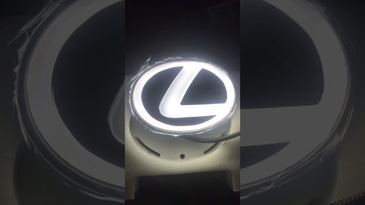 Lexus Emblem Light with Animation for LX 570 LS460 YouTube