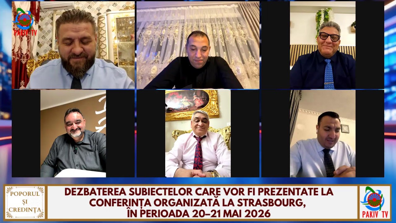 Dezbatere - conferința organizată la Strasbourg, în perioada 20–21 mai 2026