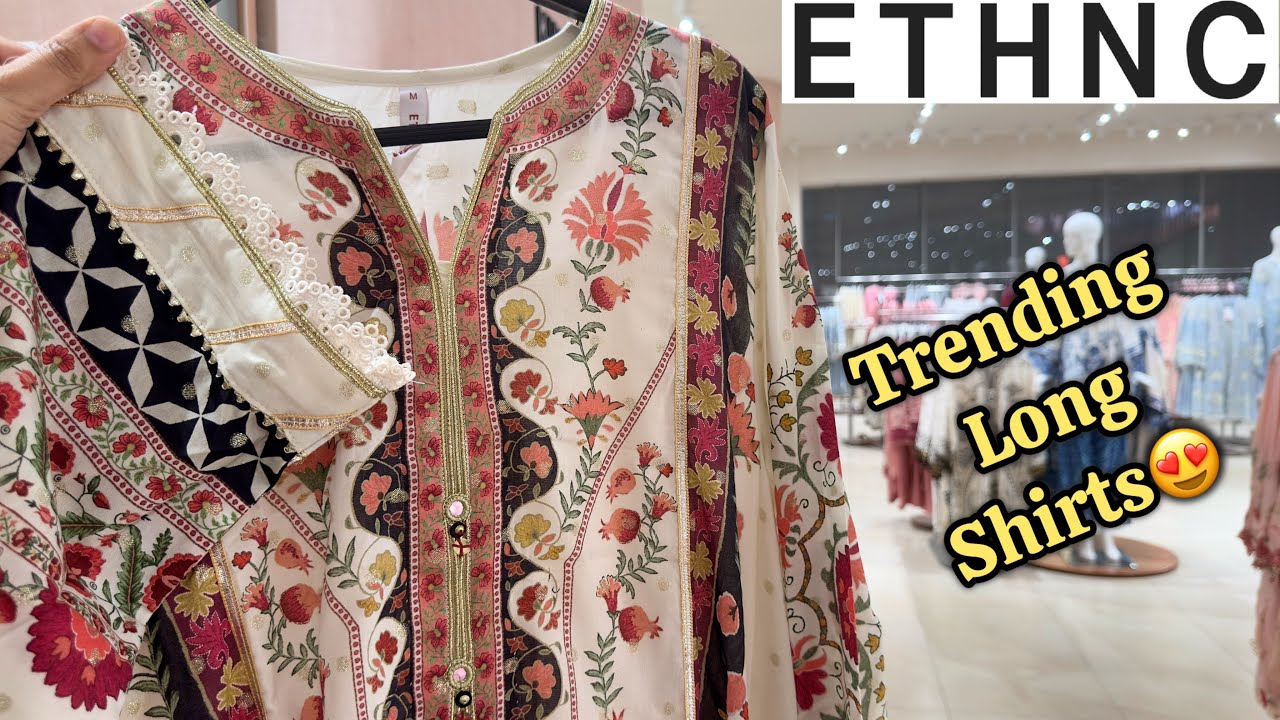 ETHNIC New Collection 2025💕 Trending Long Shirts In This video 😍 Ethnic New arrivals 💕