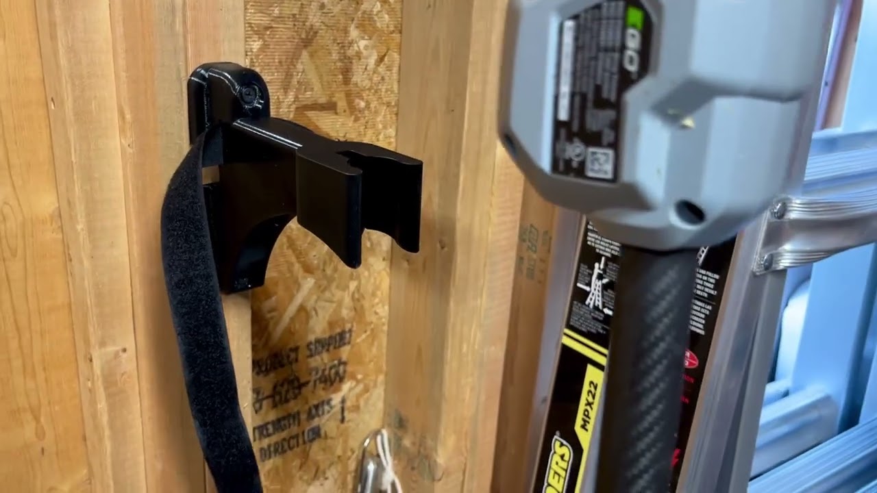 Ego String Trimmer Weed Eater, Tiller, Cultivator, Pole Saw, Wall Hook Mount Bracket for Ego 56V 14 YouTube player
