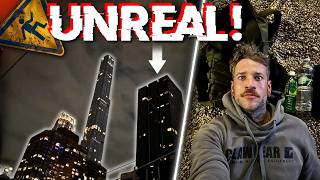 NICHT RUNTERSCHAUEN 👀 Hochhaus OVERNIGHT NEW YORK 🇺🇸