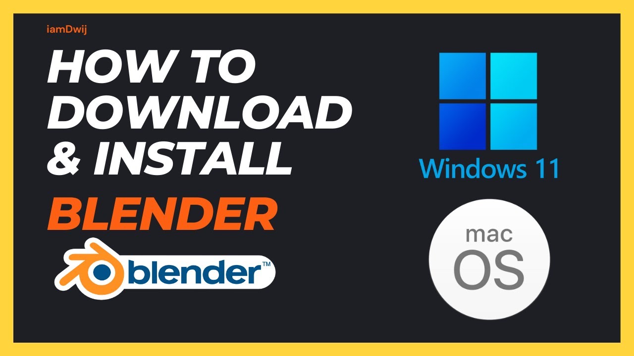 to Download Blender 3D on Windows 11 & | Install !! - YouTube