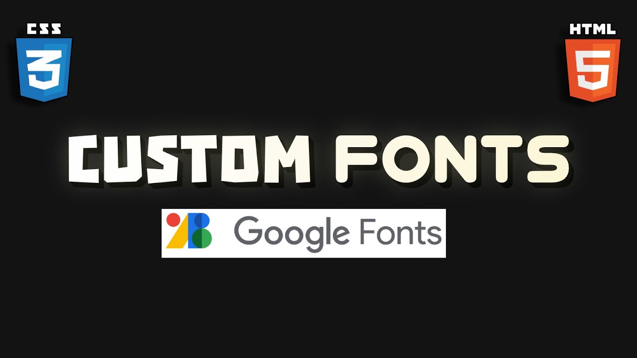 How to Import New Fonts in HTML and CSS (Local Fonts & Google Fonts ...