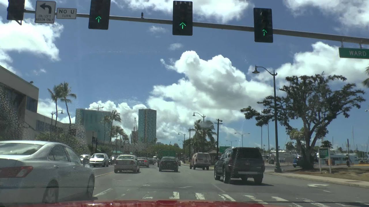 ハワイでドライブ#01（ホノルル空港～ワイキキ）