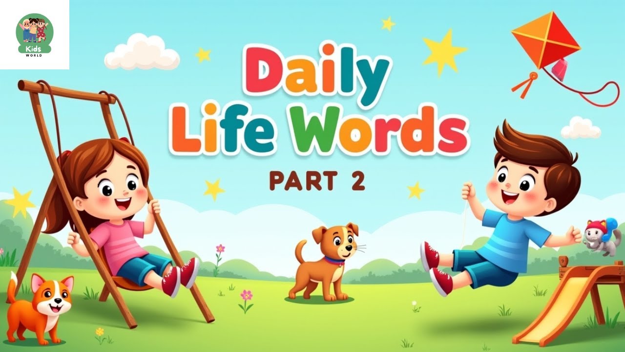 Learn First Words for Babies | More Words Part 2 | Fun Vocabulary for ...