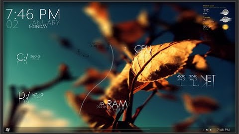 Windows 7/8/8.1 Theme: Rainmeter Tutorial !