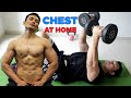 FULL CHEST WORKOUT at HOME [NO GYM - Only DUMBBELLS]