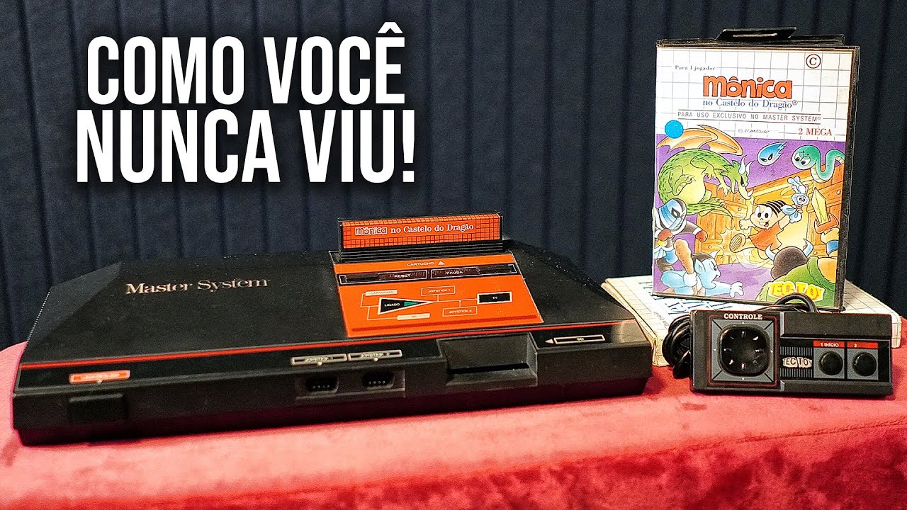 MASTER SYSTEM Como Você NUNCA VIU!!!