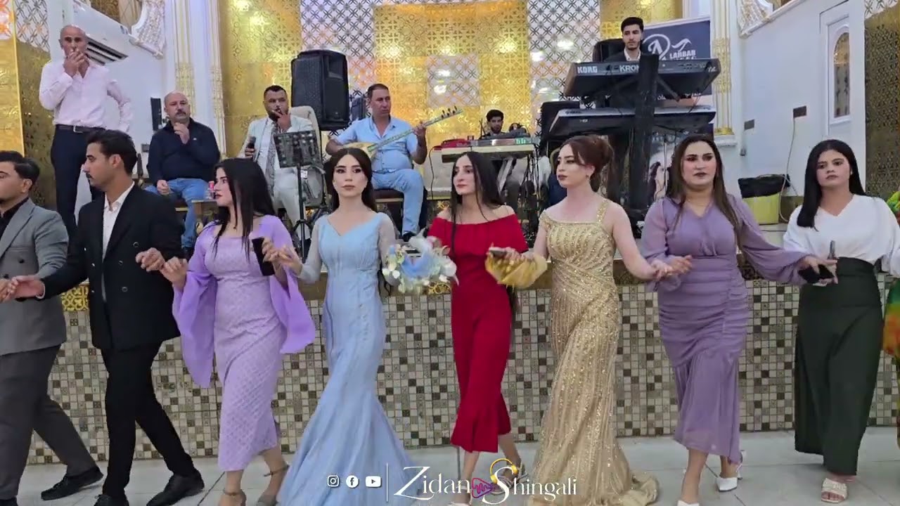 حفلة زفاف عزيز & زيتون _ زيدان شنكالي في قاعة سنوني 