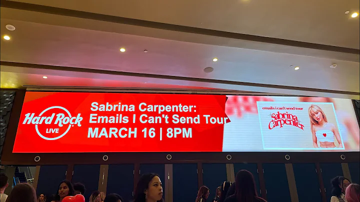 Sabrina Carpenter - emails i can’t send Tour 2023