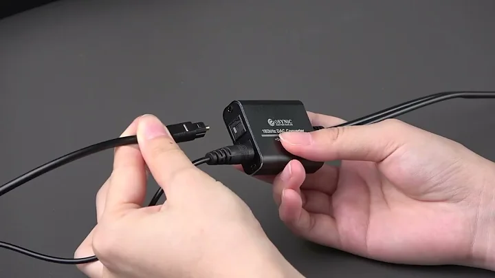 eSynic Premium 192 KHZ Digital to Analog Audio Converter Portable Optical to RCA