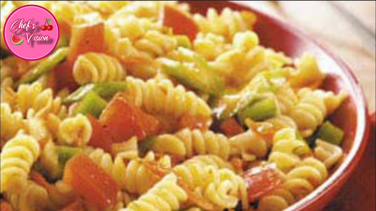 Italian pasta salad recipe by Chef's Vision YouTube