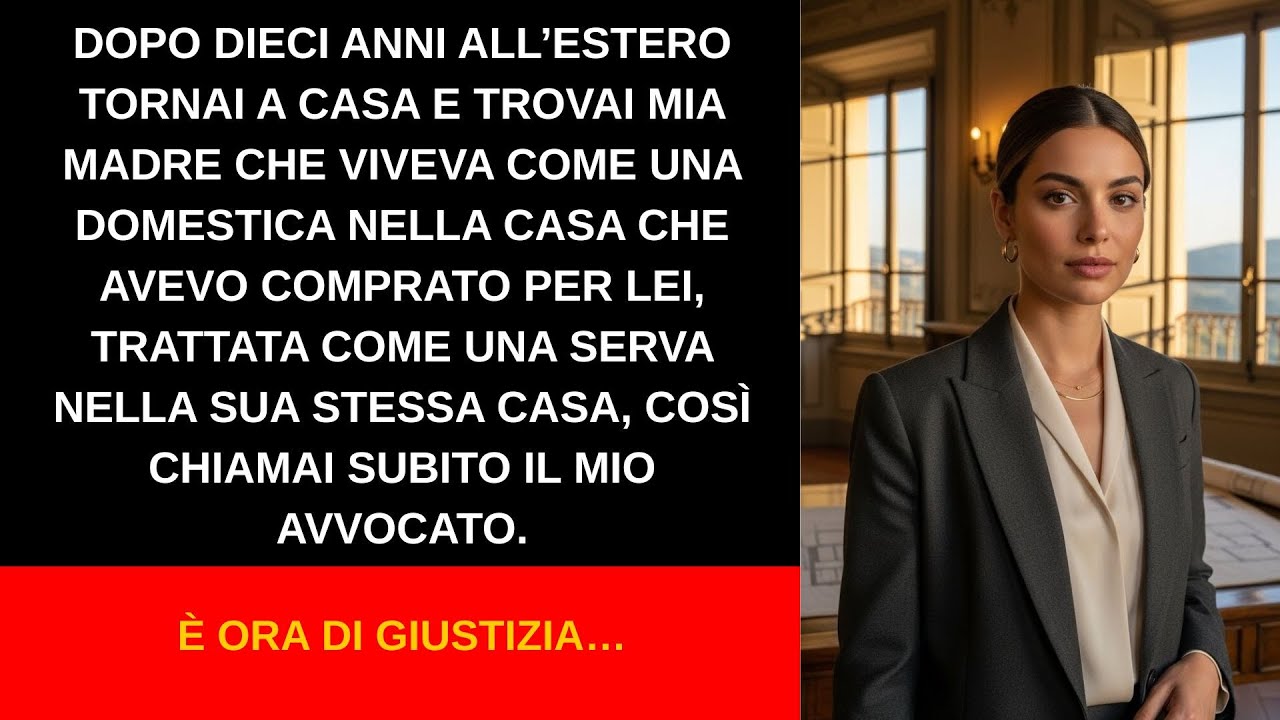 La chiave girava nella serratura con un suono secco che echeggiò nell'atrio. Finalmente ero nella villa che avevo comprato senza visitare, a novanta chilometri da tutto ciò che conoscevo. Ma non...