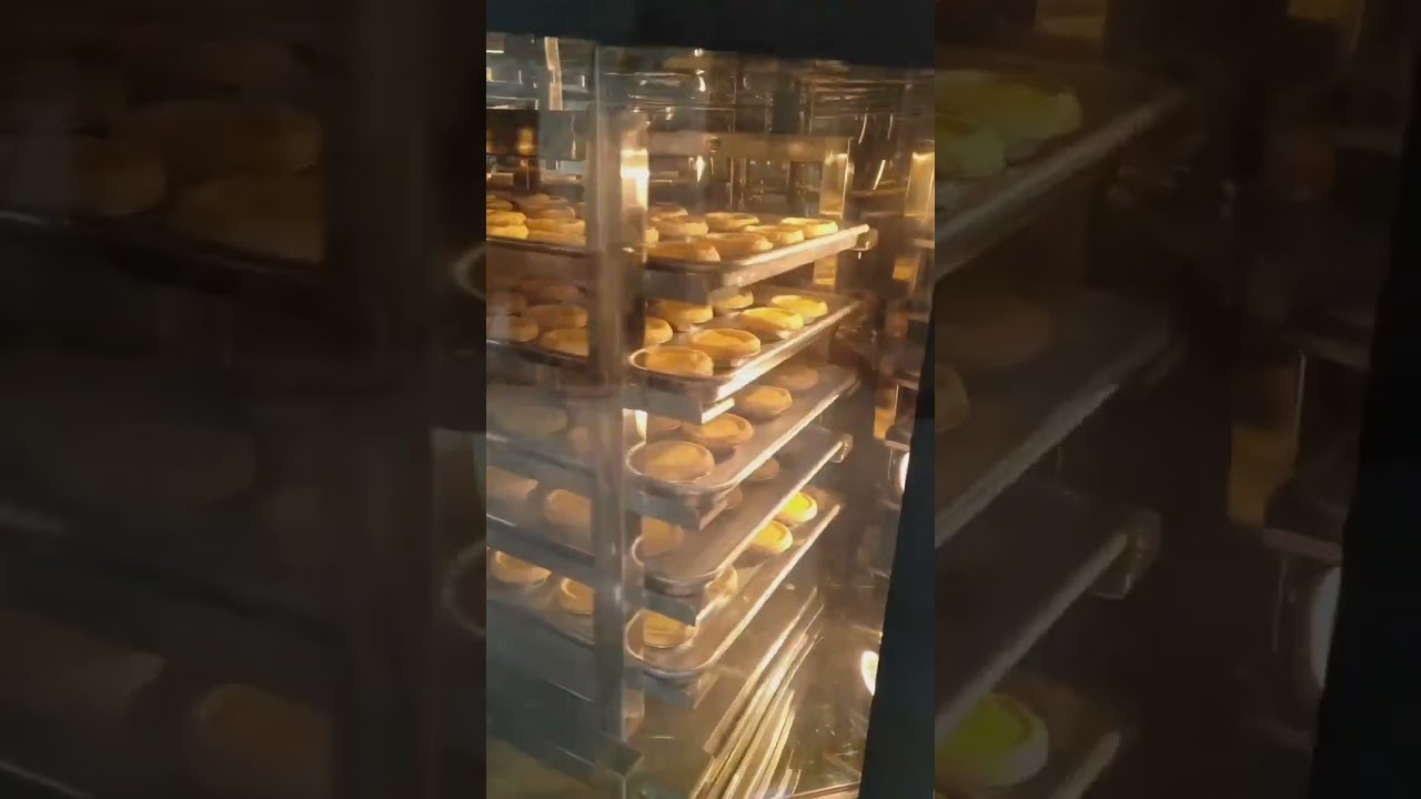 Frame rotating hot air circulation