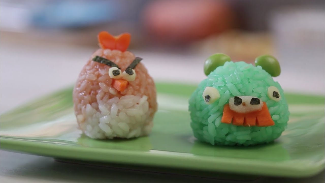 smosh games members How to Make Angry Birds Rice Balls
