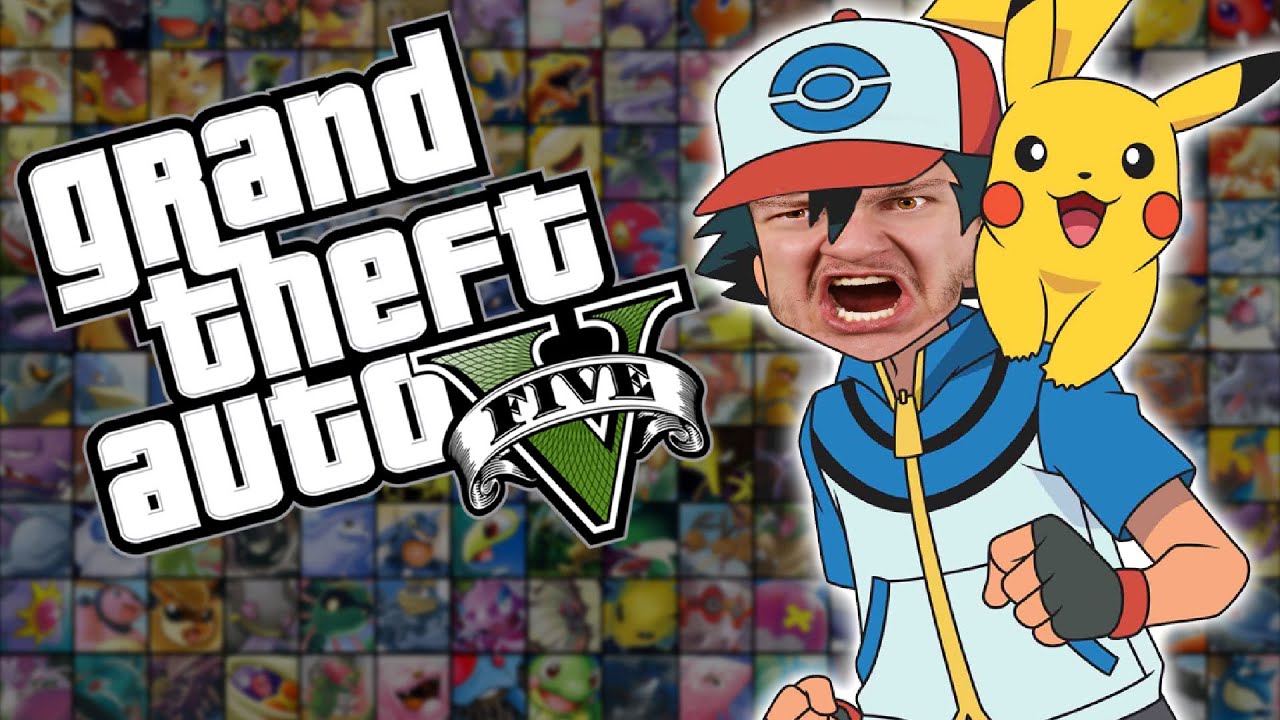 GTA 5 PC Mod Showcase - THE POKEMON MOD! (Funny Moments)