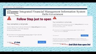 How to Open Del Payroll Not Secure Function screenshot 5