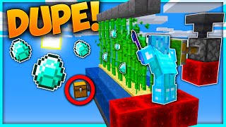 BIGGEST DUPE GLITCH YET! | Minecraft Skyblock