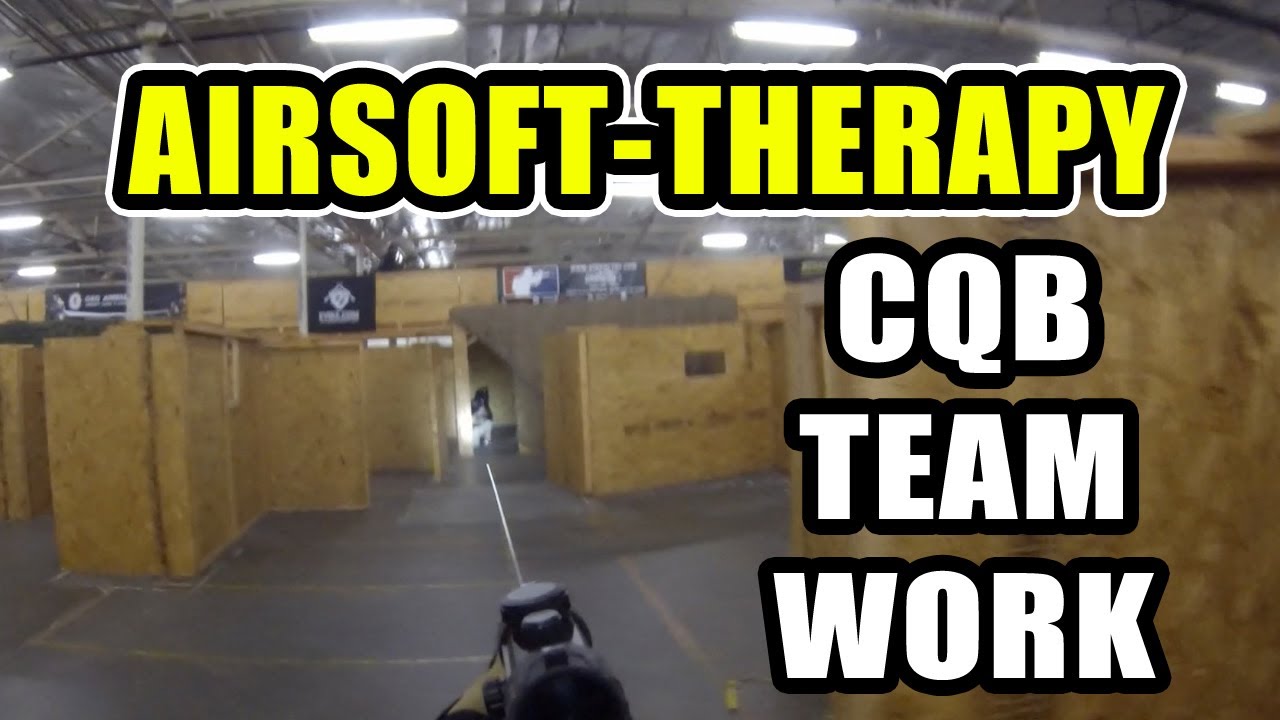 Airsoft CQB Team Work Pays Off with Kills - YouTube