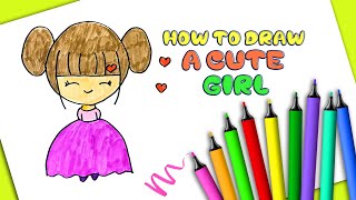 How to Draw a cute girl