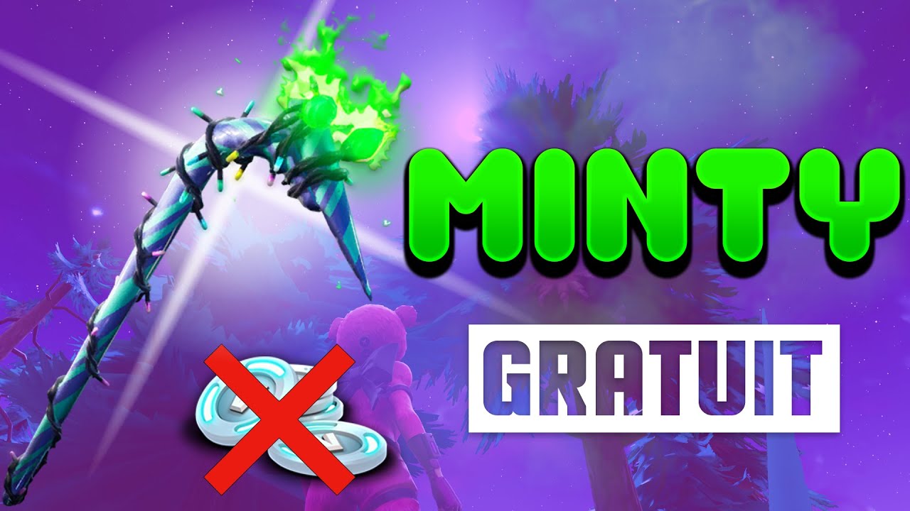 Comment avoir la pioche MINTY gratuitement sur Fortnite ? - YouTube