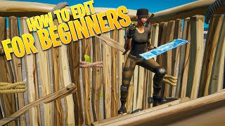 How to Edit in Fortnite for Beginners