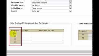 Add Time Based PM Frequency to Equipment Software