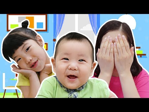 <strong>Mainan</strong> dan lagu anak-anak 교육으로 동요와 아기의 노래를 Peek A Boo Song #2