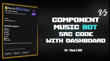 Discord Music Bot SOURCE CODE– Easy & Free with Components v2!