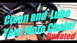 StreetMotoZ - Clean and Lube Your Motorcycle Chain 101 - Updated