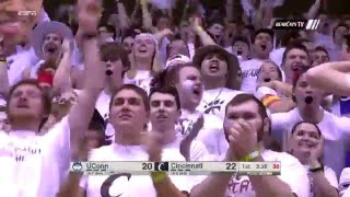 Cincinnati Bearcats vs. UCONN Huskies (Courtesy: ESPN)